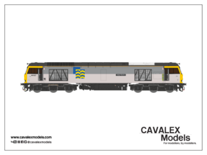 CAVALEX MODELS CM-60027-TGP-SF Class 60, 60027 - Joseph Banks Triple Grey Petroleum LIVERY Sound Fitted OO Gauge