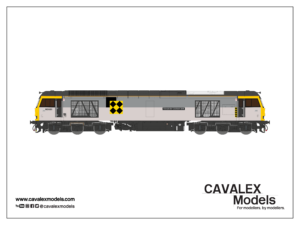 CAVALEX MODELS CM-60061-TGCL-SF Class 60, 60061 - Alexander Graham Bell Triple Grey Coal LIVERY Sound Fitted OO Gauge