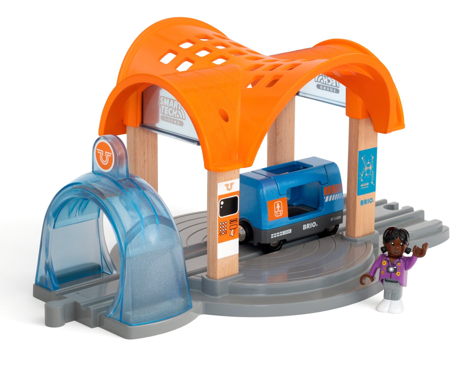 BRIO World - 33973 - Smart Tech Sound Action Tunnel Station - Image 2