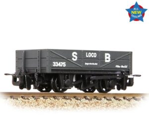 Bachmann 393-150 RNAD Rebuilt Open Wagon Statfold Barn Railway Grey OO9 Gauge
