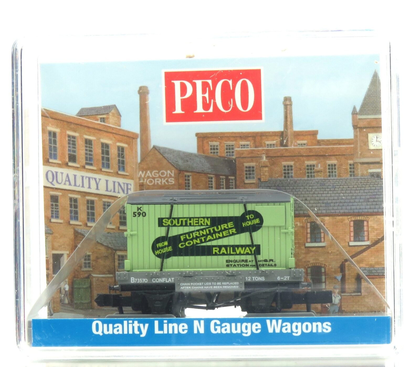NR121 Peco 10ft Wheelbase Wagon Chassis - steel type solebars
