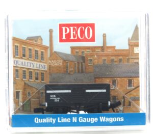 PECO NR-1031B BR 16 Ton Mineral Wagon NCB Black N Gauge