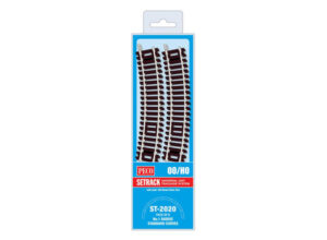 PECO ST-2020 Standard Curve, 1st Radius (Pack of 8) Setrack OO Gauge Code 100