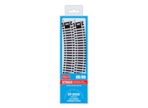 PECO ST-2025 Standard Curve, 2nd Radius (Pack of 8) Setrack OO Gauge Code 100
