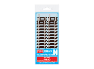 PECO ST-3002  Short Straight (Pack of 4) N Gauge