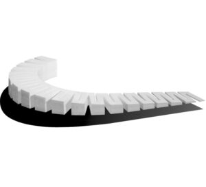 Bachmann WST1415 3 percent x 2' Incline Starter ¾" Elevation (x6/Set) OO Gauge