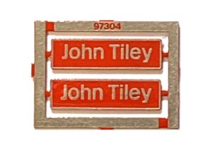 97304 John Tiley Etched nameplates OO Gauge