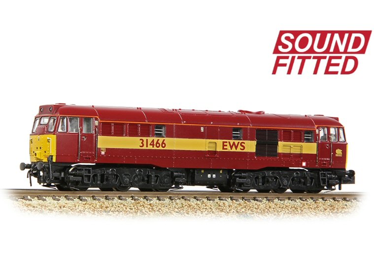 Graham Farish 371-137SDSF Class 31/4 Refurbished 31466 EWS Livery N Gauge DCC SOUND