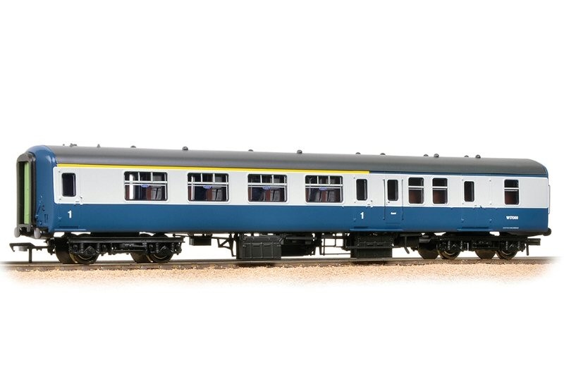 BACHMANN 39-410A BR Mk2A BFK Brake First Corridor BR Blue & Grey OO Gauge