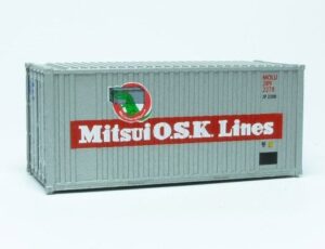 C-Rail N Gauge Mitsui OSK Lines 20ft x 8'6" Drybox