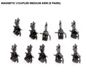 Dapol 2A-000-008 MAGNETIC COUPLER MEDIUM ARM (5 PAIRS) N Gauge