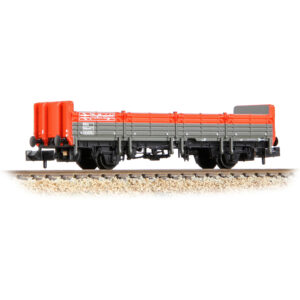Graham Farish 373-626F BR OBA Open Wagon Low Ends BR Railfreight Red & Grey N Gauge