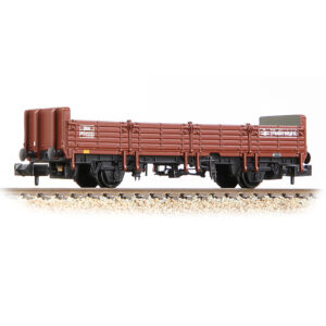 Graham Farish 373-629B BR OBA Open Wagon Low Ends BR Freight Brown (Railfreight) N Gauge