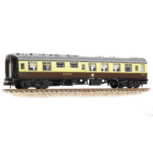 Graham Farish 374-109B BR Mk1 RMB Restaurant Miniature Buffet BR (WR) Chocolate & Cream N Gauge