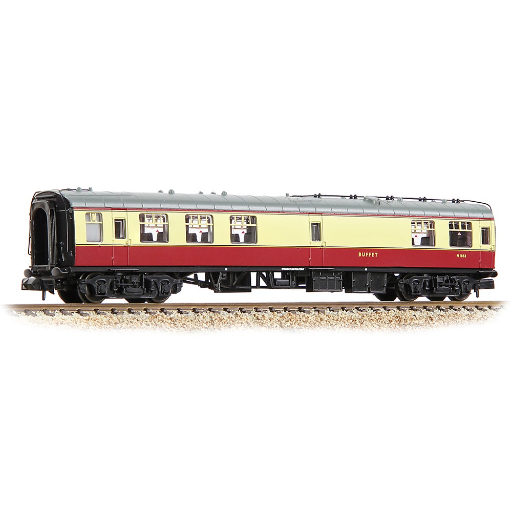 Graham Farish 374-113 BR Mk1 RMB Restaurant Miniature Buffet BR Crimson & Cream N Gauge