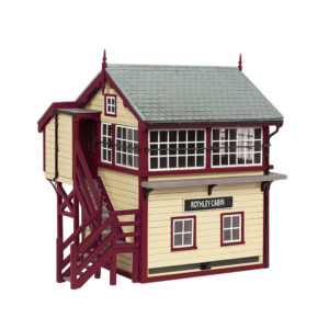 Bachmann Scenecraft 44-0168M GCR Signal Box Maroon and Cream OO Gauge