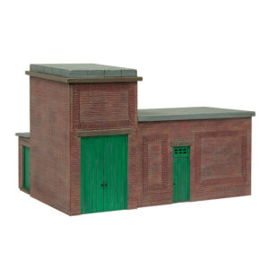 Bachmann Scenecraft 44-0181G Lineside Brick Substation Green OO Gauge