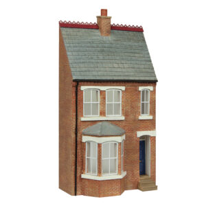 Bachmann Scenecraft 44-0213B Low Relief Left Hand Bay Terrace Blue OO Gauge