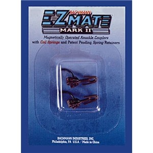 Bachmann USA - 78029 EZ Mate MkII Mag Knuckle Under Shank Short (12 Pair/Card) - HO Scale