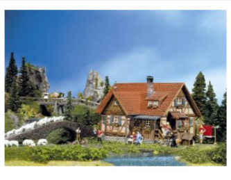 GAUGEMASTERtrade Rural Half Timbered House Kit II Faller Gaugemaster PM