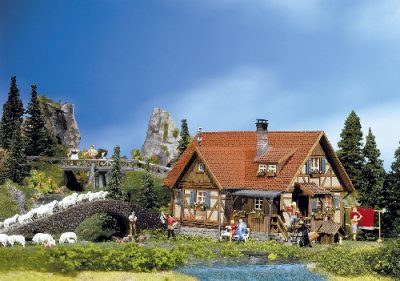 Faller - FA232340 - Rural Half Timbered House Kit II N GAUGE