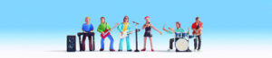Noch - N15839 - Rock Band (6) and Accessories Figure Set