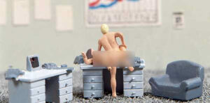 Noch - N15953 - Lovers in Action (Desk) Sexy Scenes Figure Set