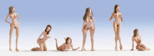 Noch - N15958 - Nude Artists Models (6) Figure Set