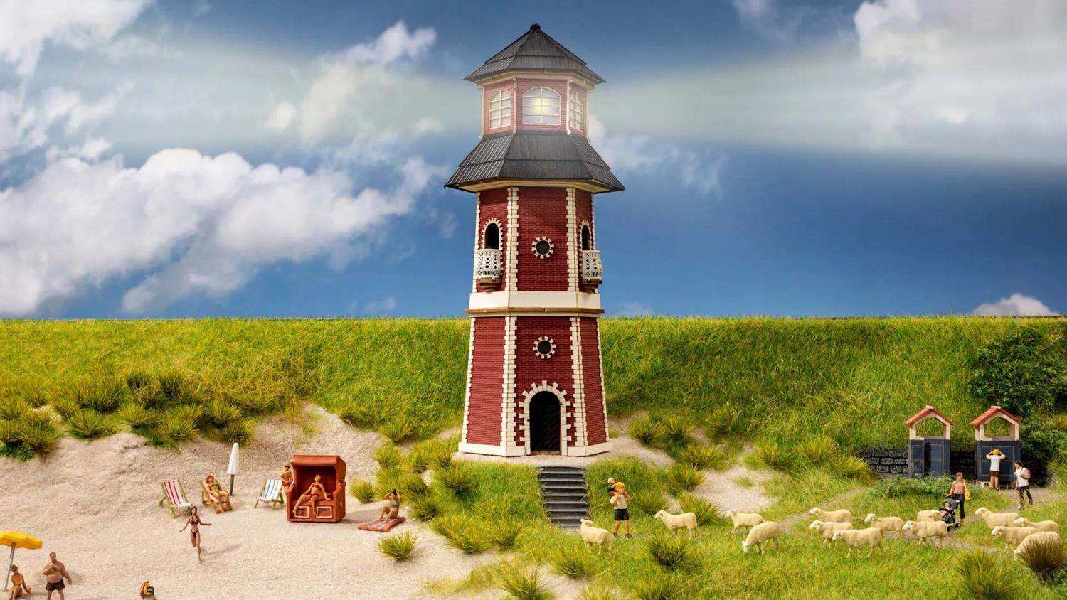 Noch - N66831 - *Lighthouse with Working Light Laser Cut Kit - Rainbow ...
