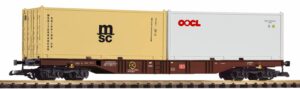 Piko - PK37754 - *DBAG Bogie Flat Wagon w/2 x 20' Container Load III