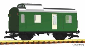 Piko - PK37840 - DR Pwg88 Baggage Coach IV G Scale