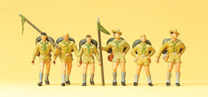 Preiser - PR10260 - Boy Scouts (6) Exclusive Figure Set