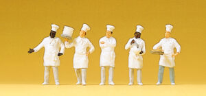 Preiser - PR10330 - Chefs at the Buffet (5) Exclusive Figure Set