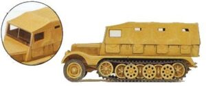 Preiser - PR16562 - German Reich 1939-45 SdKfz11 Closed Half Track Vehicle Kit