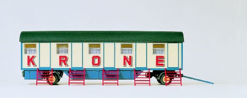 Preiser Circus Preiser - PR21032 - Circus Krone 5 Compartment Personnel Trailer ...