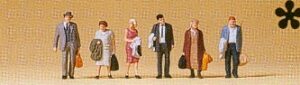 Preiser - PR79140 - Passengers (6) Figure Set
