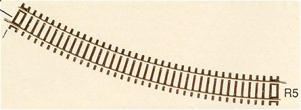 thumbnail image 2 of Roco H0 Scale Curved Track R5 – 30°, 542.8mm Radius (12-Piece Set, 42425) NEW 2 of 5