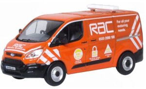 OXFORD DIECAST 76CUS003 FORD TRANSIT CUSTOM RAC - OO Gauge