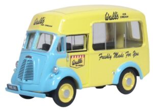 OXFORD DIECAST 76MJ012 MORRIS J TYPE ICE CREAM VAN WALLS - OO Gauge
