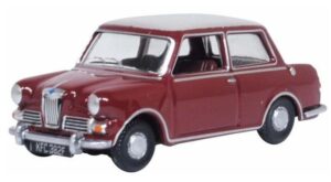 OXFORD DIECAST 76RE004 RILEY ELF MKIII DAMASK RED/WHITEHALL BEIGE - OO Gauge