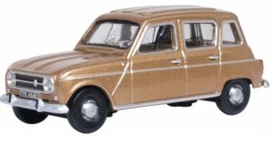 OXFORD DIECAST 76RN004 RENAULT 4 MARRON GLACE - OO Gauge