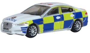 OXFORD DIECAST NXF008 - JAGUAR XF POLICE - N Gauge