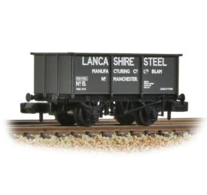 Graham Farish 377-280 BR 27T Steel Tippler Wagon 'Lancashire Steel' Black N Gauge