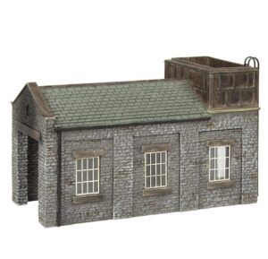 Graham Farish Scenecraft 42-0002 Stone Engine Shed with Tank N Gauge