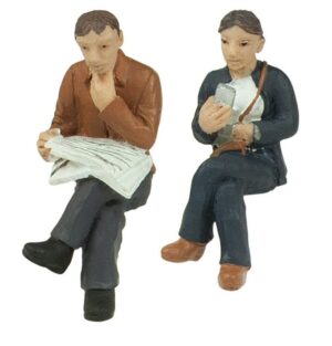 Bachmann Scenecraft 47-405 Sitting Passengers B O Gauge