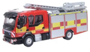 OXFORD DIECAST 76VEO002 VOLVO FL EMERGENCY 1 PUMP LADDER SOUTH WALES FIRE & RESCUE - OO Gauge