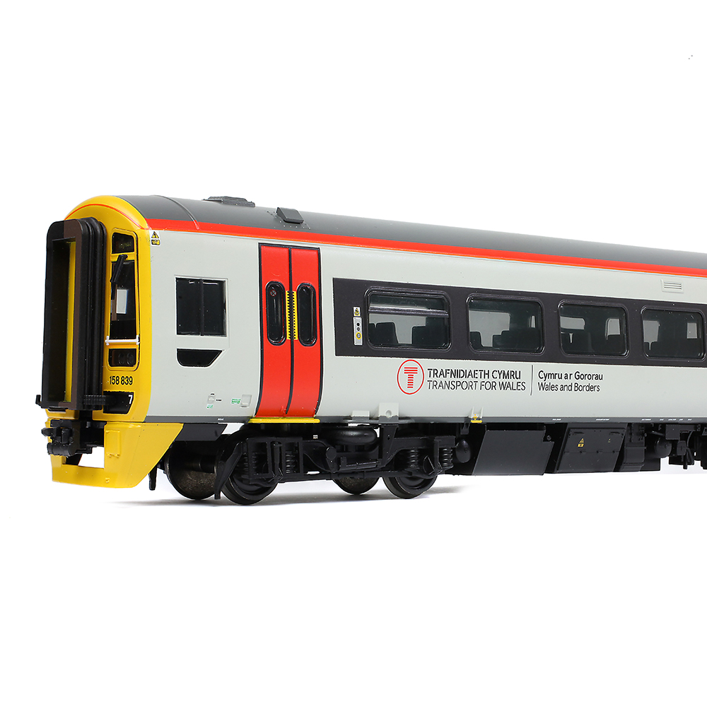 Branchline 31-497 Class 158 2-Car DMU 158839 Transport for Wales OO Gauge