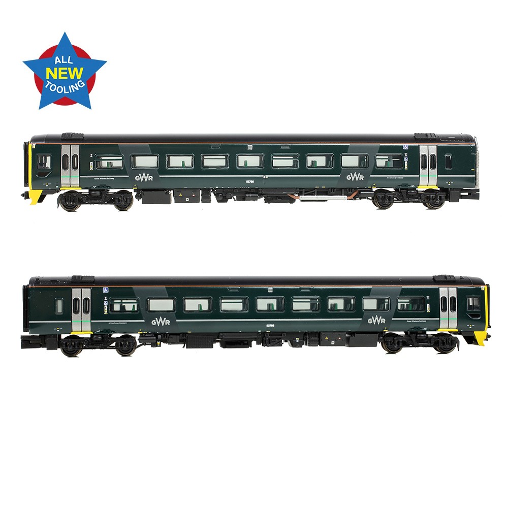 Graham Farish 371-857 Class 158 2-Car DMU 158766 GWR Green (FirstGroup) N Gauge