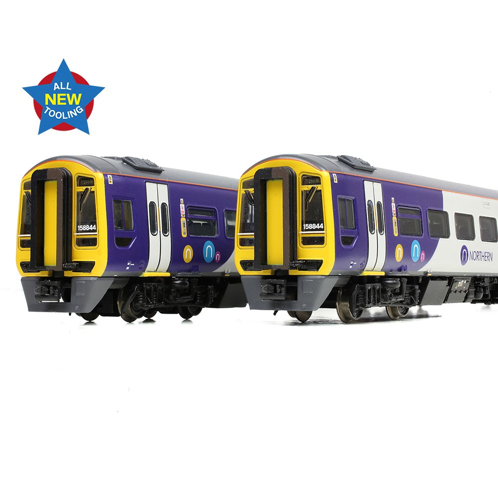 Graham Farish 371-858 Class 158 2-Car DMU 158844 Northern N Gauge