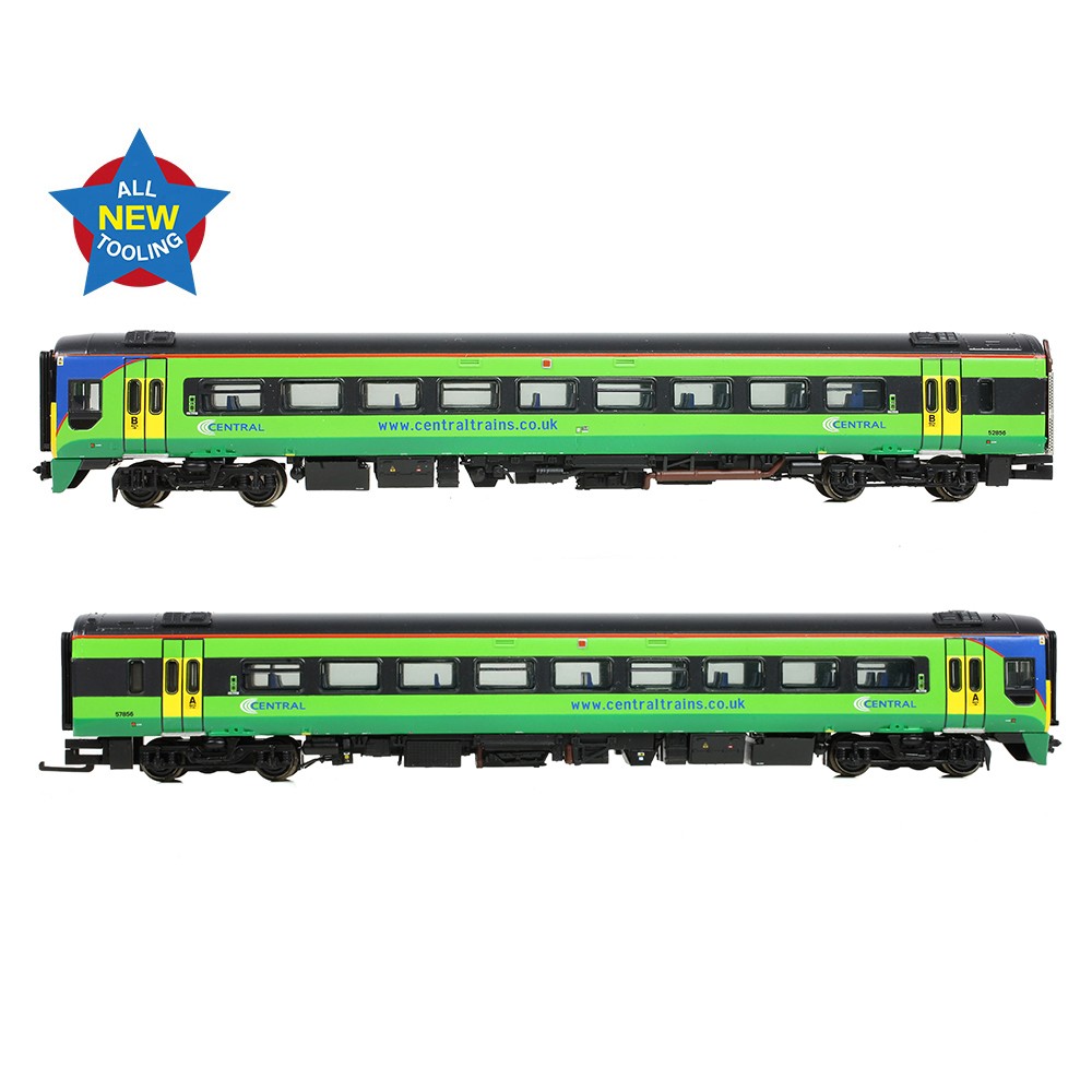 Graham Farish 371-862 Class 158 2-Car DMU 158856 Central Trains N Gauge